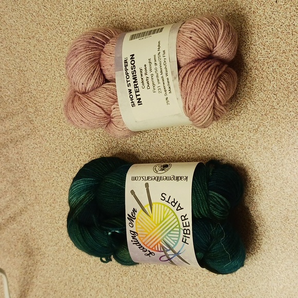 Leading Men Fiber Arts 50 g skeins sock weight - Picture 2 of 2